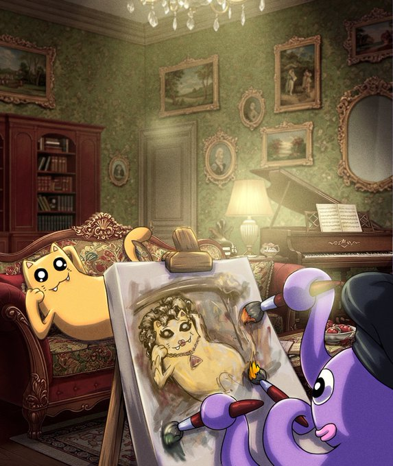 CatDAO being artistic
